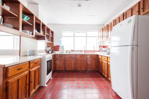 Kitchen, Capital Hostel de Ciudad in Mata Redonda