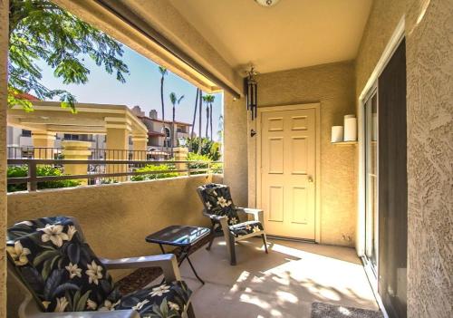 Balcony/terrace, Poolside Condo to 1 of 3 Resort Pool-Spa Complexes, ALL HEATED & OPEN 24/7/365! in North Phoenix