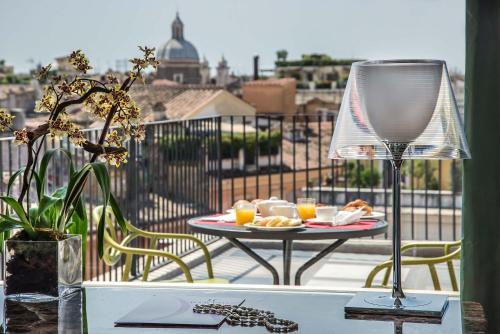 Balcony/terrace, Hotel Damaso in Navona