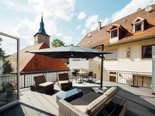 Balcony/terrace, Die Gonothek - Ferienwohnungen in Iphofen