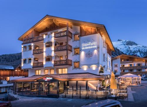 Hotel des Alpes in Samnaun, Schweiz