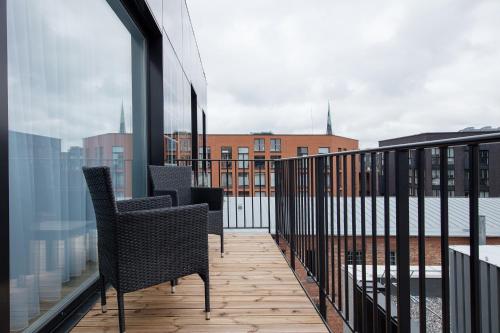 Balcony/terrace, 8ERA Business Executive Rotermanni Apartments in Rotermann Quarter