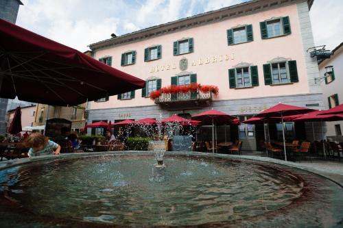 Historic Hotel Albrici in Poschiavo, Schweiz