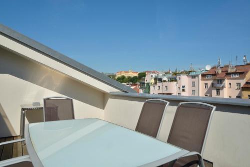 Balcony/terrace, DownTown Suites Kodanska in Prague 10