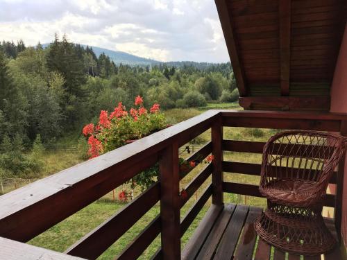 Erkély/terasz, Pensiunea Gentiana in Marosfő