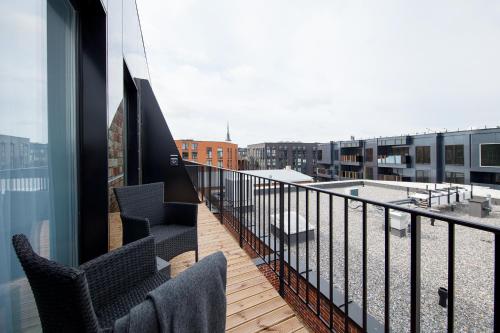 Balcony/terrace, 8ERA Business Executive Rotermanni Apartments in Rotermann Quarter