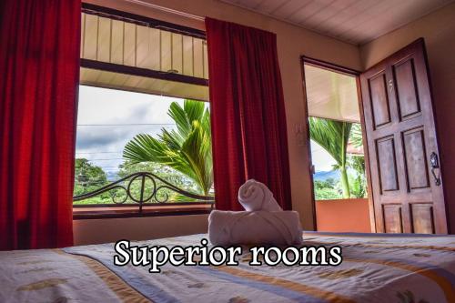 Aussicht, Hotel La Choza Inn in La Fortuna