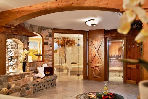 Sauna, Bauernhof Hotel Oberschwarzach in Hinterglemm