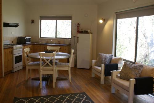 Létesítmények, Twin Falls Bush Cottages in Kangaroo Valley