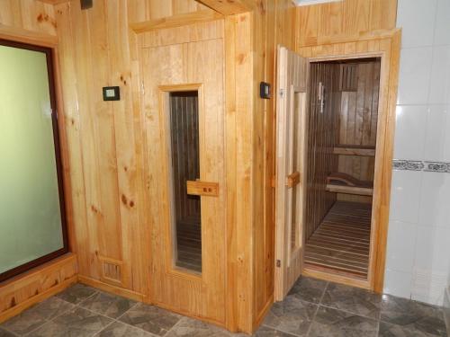 sauna, Cabanas Blanche Neige Wellness & SPA in Termas De Chillan