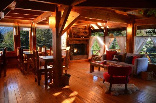 공용 라운지/TV 시청 구역, Casa del Lago Villa La Angostura in 비야 라 앙고스투라