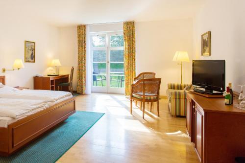 1 double bed, 1 sofa bed