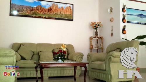 Jagatud salong / TV-ala, Hostal Aramayo in Tupiza