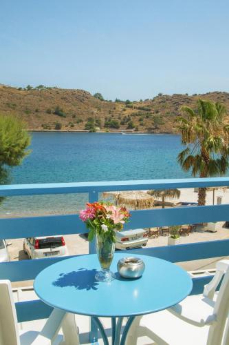 Udsigt, Delfini Hotel in Patmos