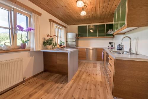 Cocina, Ausseer Chalet (nahe Hallstatt), Ferienhaus in Hof Bei Salzburg