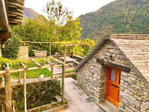 外觀, 露斯提切馬嘉旅館 (Rustici Maggia) in 馬賈