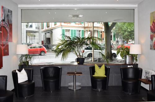 公共休息室/电视室, 施洛斯酒店 (Hotel AM Schloss) in 图恩