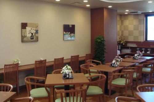 Ресторан, Hotel Route Inn Aizuwakamatsu in Аидзувакамацу