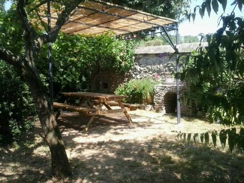 Gîtes de charme la FENIERE, 105 m2, 3 ch dans Mas en pierres, piscine chauffée, au calme, sud Ardèche