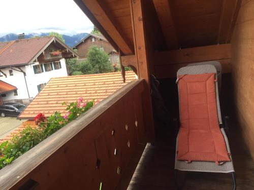 Balkons/terase, Ferienwohnung Uschi Willibald in Wackersberg (Bavaria)