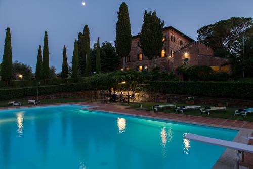 A szálláshely kívülről, Villa Il Poggiolino in Lucignano