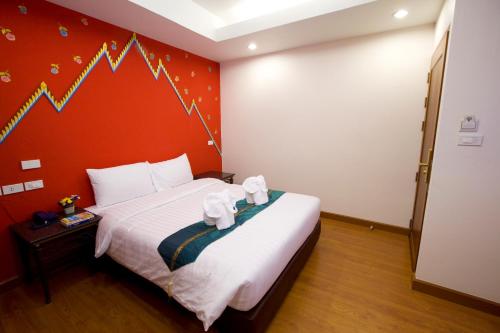 1 double bed