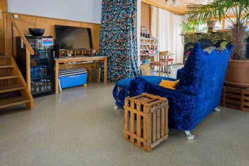 صالة مشتركة/ منطقة التلفزيون, Gastehaus Alpina in Fanas in فاناس