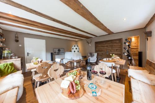 صالة مشتركة/ منطقة التلفزيون, BauernLodge Alpin Appartements in ريوتى