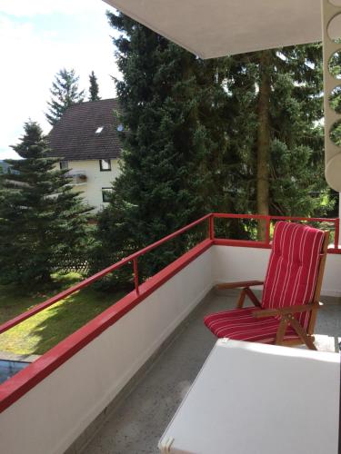 Балкон/тераса, Ferienwohnung Braunlage Kolsdorf A in Браунлаге