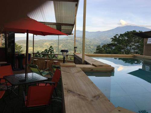 ห้องอาหาร, Bella Vista Ranch Ecolodge in เตอร์เรียลบ้า