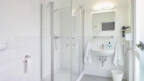 Bathroom, City Hotel ApartW3 - kostenlos parken in Bad Oeynhausen