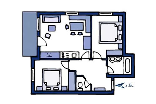 Two-Bedroom Apartment