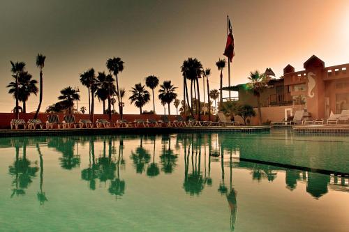 Swimming pool, Hotel Villa Marina in Ensenada