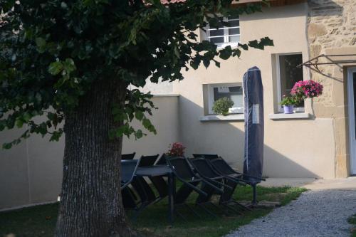Erkély/terasz, Gite les pins in Montchenu