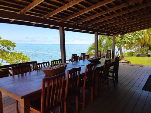 Erkély/terasz, Villa Ylang Ylang in Nu'urua