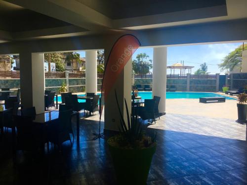 Restaurant, Hotel de la Poste in Diego Suarez