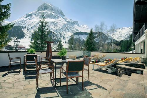 Étterem, Hinterwies – Ski In / Lodge / Dine in Lech Városközpont