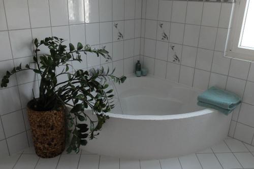 ห้องน้ำ, Ferienwohnung Elsa in โฮเชท