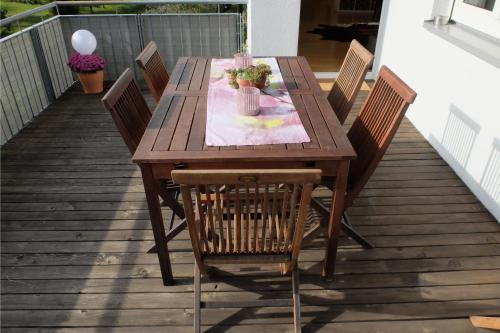 ระเบียง/ชานเรือน, Ferienwohnung Elsa in โฮเชท