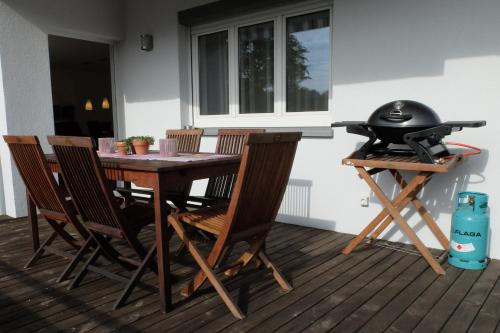 ระเบียง/ชานเรือน, Ferienwohnung Elsa in โฮเชท