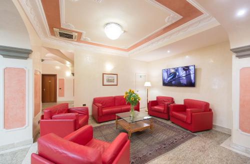 gedeelde lounge/tv-ruimte, Diana Park Hotel in Florence