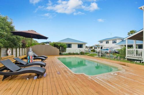 สระว่ายน้ำ, Matakana Motel in วอร์คเวอร์ธ