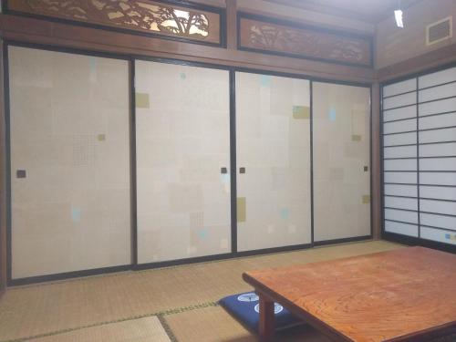 Tomo's hut in Japanese old style Matsumoto
