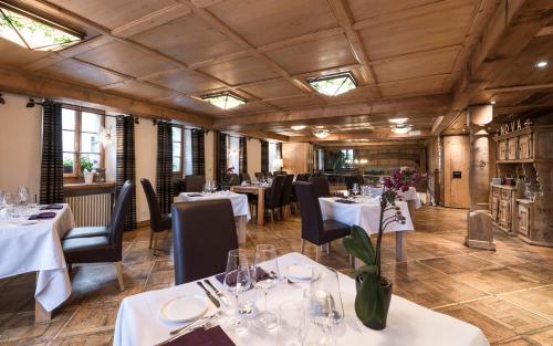 餐廳, 星斗羅曼蒂克酒店 (Romantik Hotel l'Etoile) in 沙爾梅
