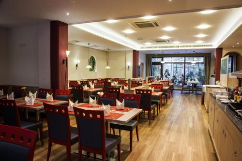 ห้องอาหาร, Hotel Kastanienhof in เออร์ดิ่ง