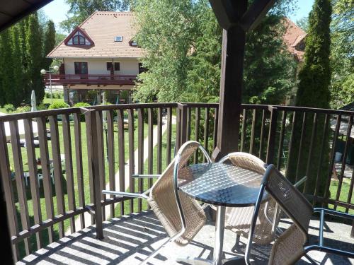 Erkély/terasz, Zsanett Hotel in Balatonkeresztúr