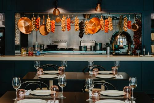 مطعم, Hotel Mirador de Chamartin in سيوداد لينيل