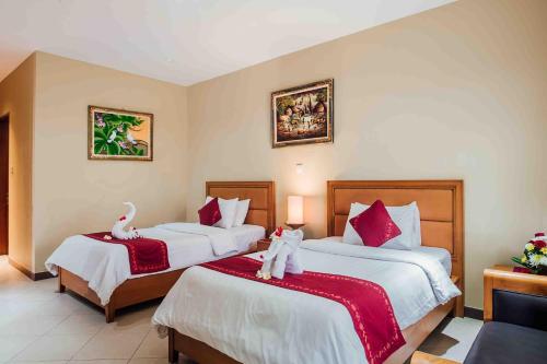 2 twin beds