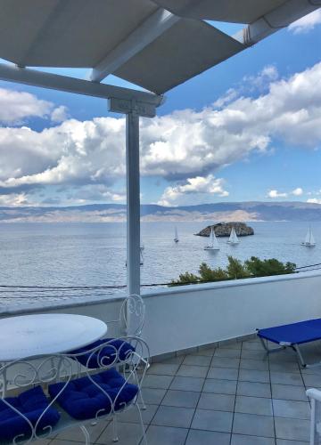 Balkons/terase, Vlichos Studio Apartment in Vlichos (Attiki)