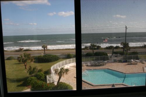 View, View the ocean at Flagler Beach, Florida in Flagler Beach